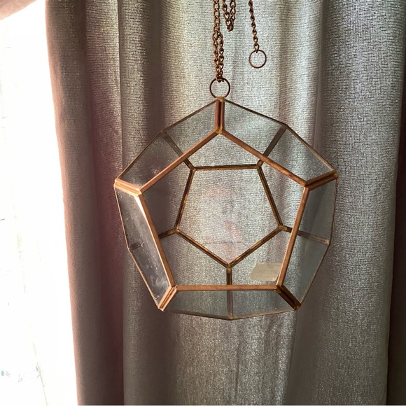 Glass Geometric Sphere Prism Terrarium - Picture 7 of 7